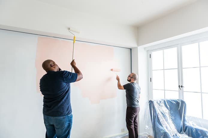 people-renovating-the-house