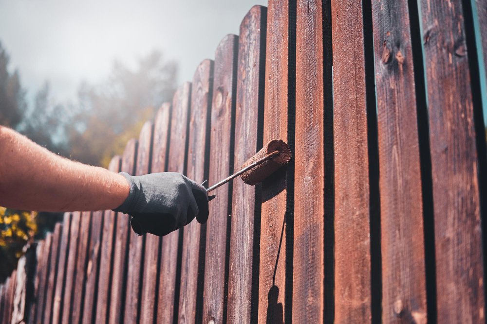 exterior wood rot repair and painting