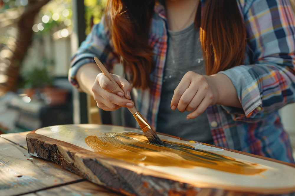 painting over repaired wood