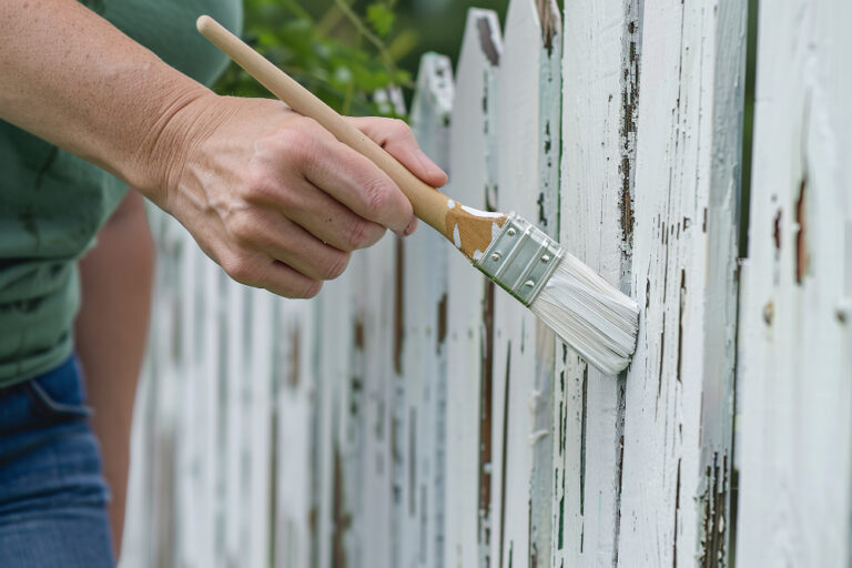 Painting fences