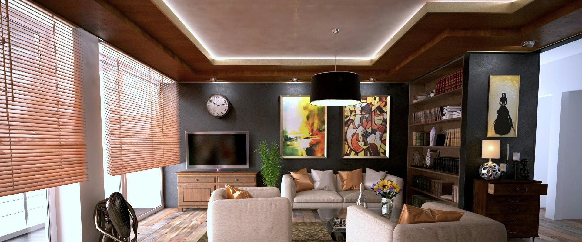 A cozy bedroom showcasing the color palette of 2026 for your next painting project, featuring a soft terracotta accent wall that complements natural wood textures and neutral bedding.