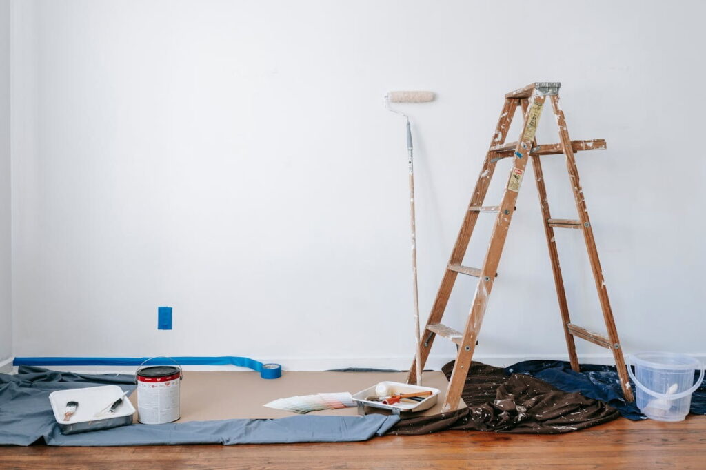 Painting mistakes using low quality tools