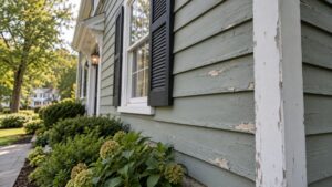 older painted surface with subtle signs of wear